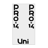 Uni - PRO 14 seat pole black decal - Old school bmx - Bmx Products AU