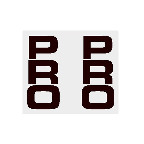 Uni - PRO seat pole Black decal - Bmx Products AU