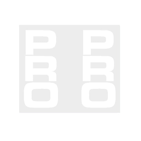 Uni - PRO seat pole white decal