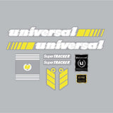 Universal Cycles - Super Tracker decal set - Old School BMX - Bmx Products AU