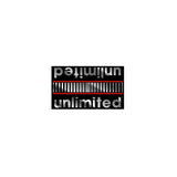 Vector - Unlimited Black on chrome decal - old school bmx - Bmx Products AU