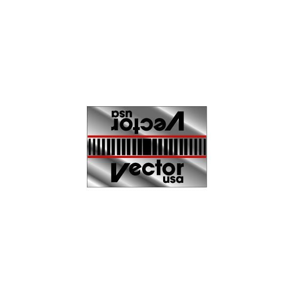 Vector - USA bar decal on chrome - old school bmx - Bmx Products AU