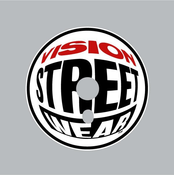 Vision - Fisheye Sprocket Chainring decal WHITE - Old school bmx - Bmx Products AU