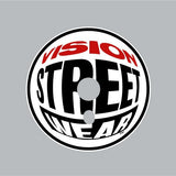 Vision - Fisheye Sprocket Chainring decal WHITE - Old school bmx - Bmx Products AU