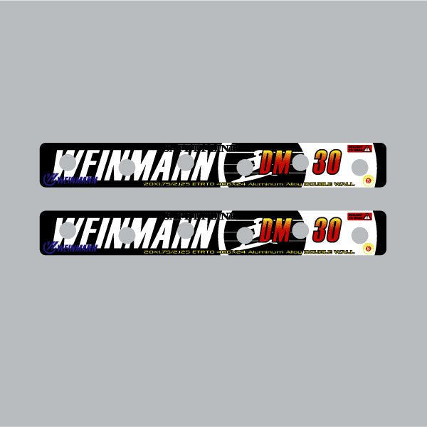 Weinmann - DM30 rim decals - Bmx Products AU