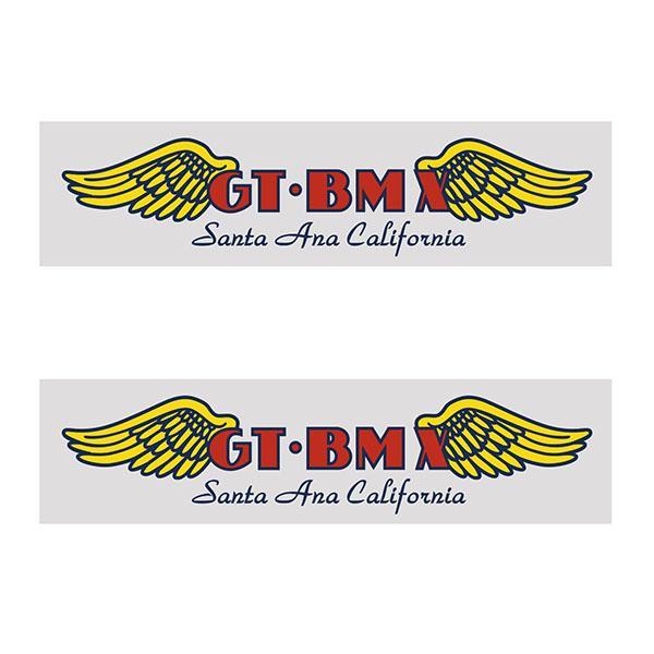 Gt - Santa Ana Chrome Fork Decals Old School Bmx Decal