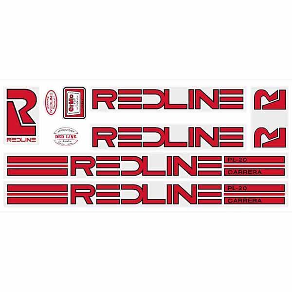 Redline Pl20 Carrera Decal Set - Old School Bmx Decal-Set