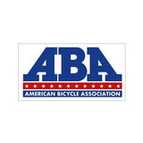 ABA - plate decal on clear - old school bmx - Bmx Products AU