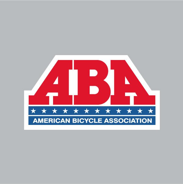 ABA - plate decal on white - old school bmx - Bmx Products AU