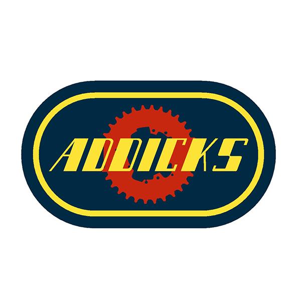 Addicks - Sprocket oval decal - Old school bmx - Bmx Products AU