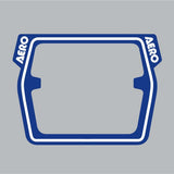 AERO - Mesh Raceplate DECAL ONLY - BLUE - old school bmx - Bmx Products AU