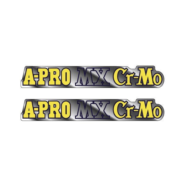 Akisu - A - PRO Chrome MX Cromo Fork decals - Old School BMX - Bmx Products AU