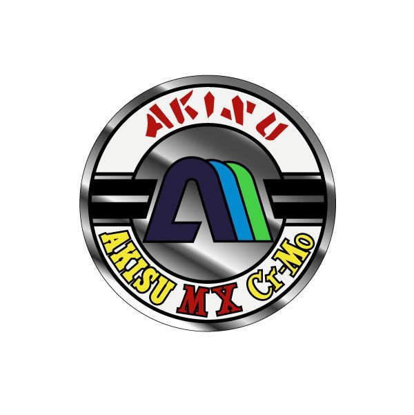 Akisu - MX Red CR - MO Headtube decal - Old School BMX - Bmx Products AU