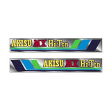 Akisu - MX Red HI - TEN Stripes Fork decals - Old School BMX - Bmx Products AU