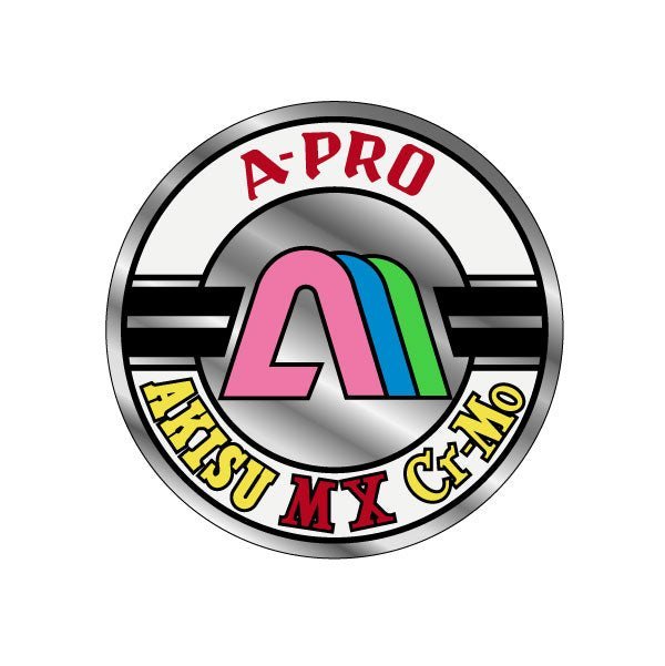 Akisu - Pink A - PRO MX Headtube decal - Old School BMX - Bmx Products AU