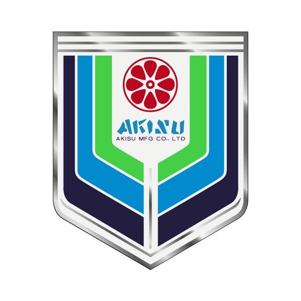 Akisu - Red Wheel Seat tube decal - Old School BMX - Bmx Products AU