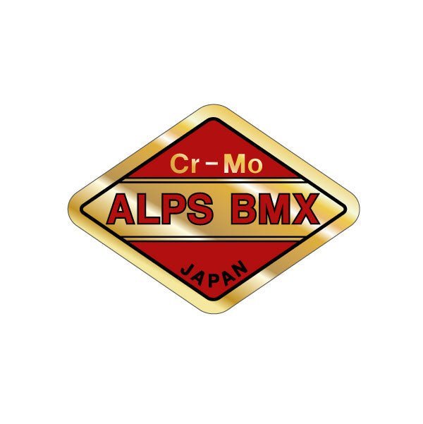 Alps - bar and seat pole decals - old school bmx - Bmx Products AU