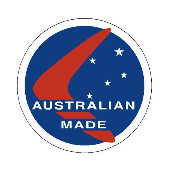 Australian Made Round Decal As Used On Quicksilver And Other Aussie Bmx Bikes - Old School