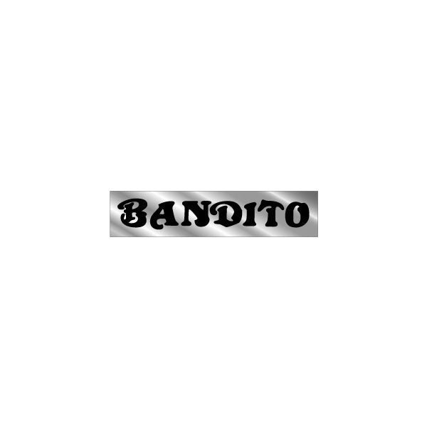 Bandito - Bar decal on Chrome - old school bmx - Bmx Products AU