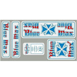 BlueMax - 1986 Decal set - Old school bmx - Bmx Products AU