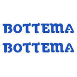 Bottema - DIE CUT fork decals - BLUE - Old school bmx - Bmx Products AU