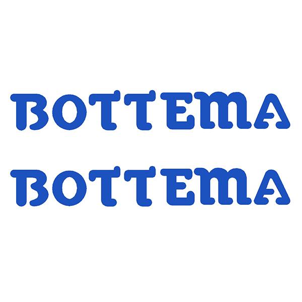 Bottema - Die Cut Fork Decals Blue Old School Bmx Decal