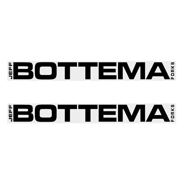 Bottema - Jeff - BLACK fork decals - Old school bmx - Bmx Products AU