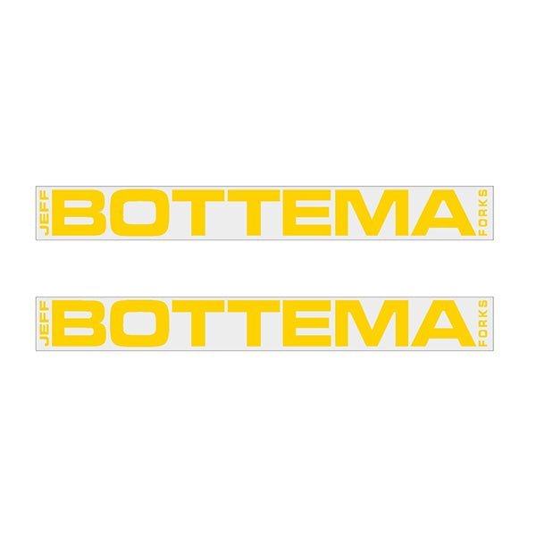 Bottema - Jeff - YELLOW fork decals - Old school bmx - Bmx Products AU