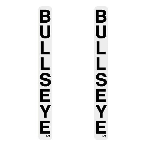 Bullseye Gen 1 BLACK crank decals - Old school bmx - Bmx Products AU