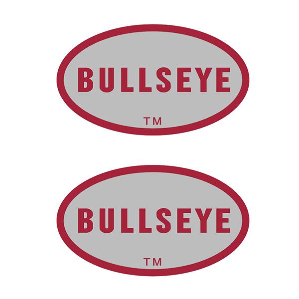 Bullseye Oval Hub Decals - Old School Bmx Decal