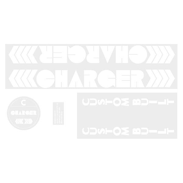 Charger - Custom built - White decal set - Old school bmx - Bmx Products AU