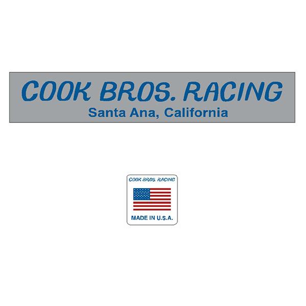 Cook Bros. BLUE fork decals with FLAG - Old school bmx - Bmx Products AU