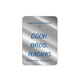 Cook Bros. BLUE Gen 1 stem decal - Old school bmx - Bmx Products AU