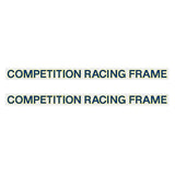 CYC - COMPETITION blue top tube decal - old school bmx - Bmx Products AU