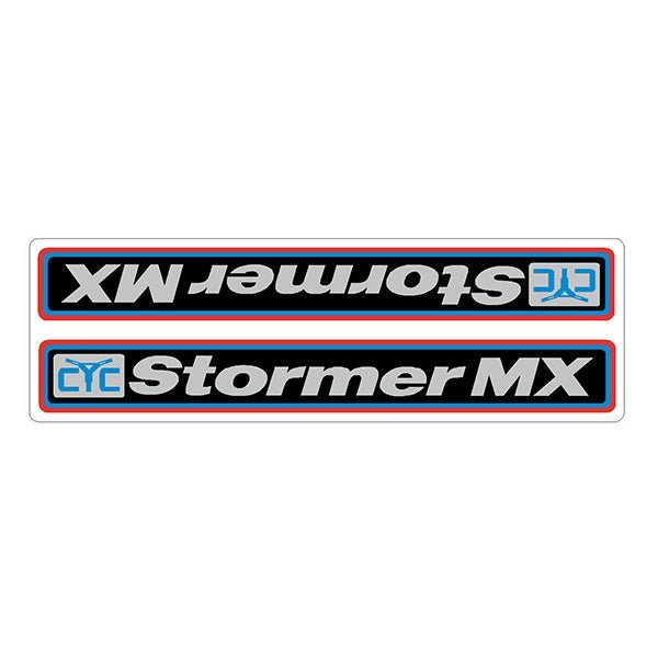 CYC - STORMER MX down tube decal - old school bmx - Bmx Products AU