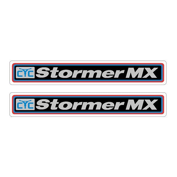 CYC - STORMER MX fork decals - old school bmx - Bmx Products AU