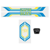 Cycle Pro - BLITZ - Blue Yellow decal set - old school bmx - Bmx Products AU