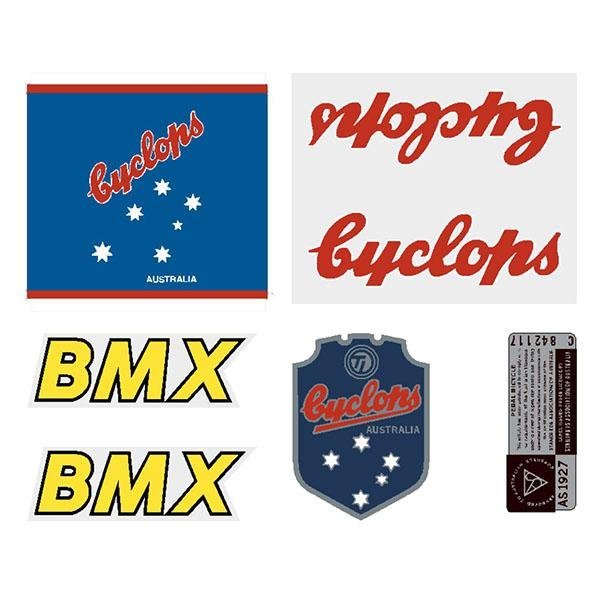 Cyclops - BMX - decal set - old school bmx - Bmx Products AU