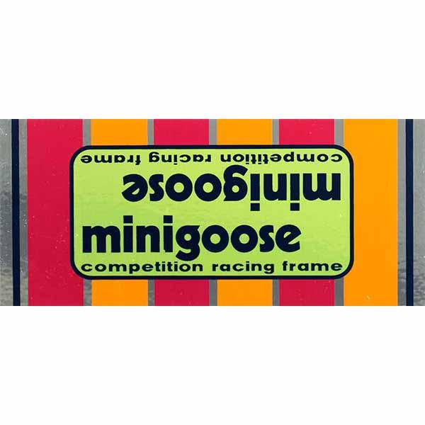1977-80 Mongoose Minigoose Green Down Tube Decal - Old School Bmx