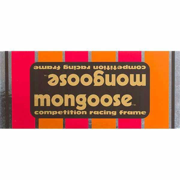 1981-83 Mongoose Motomag Black Down Tube Decal - Old School Bmx