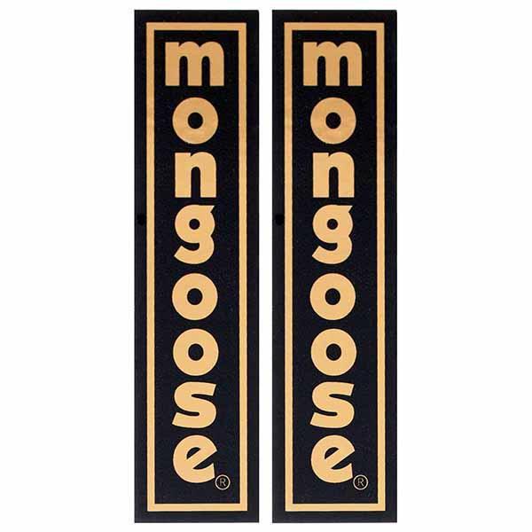 1981-83 Mongoose Fork Black Decal Set - Old School Bmx Decal