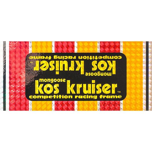 1980 Mongoose Kos Krusier - Prism Decal Set Old School Bmx Decal-Set