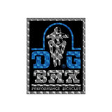 DG BMX Blue PRISM decal - Old school bmx - Bmx Products AU