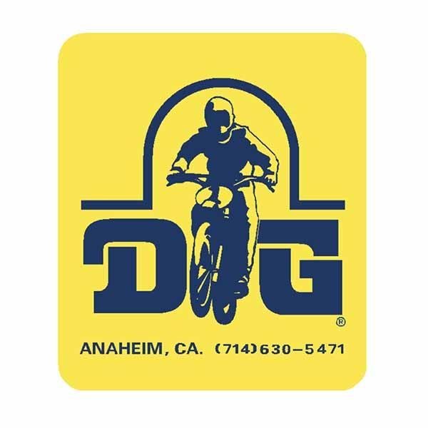 DG MX yellow/blue 5471 decal - Old school bmx - Bmx Products AU