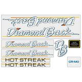 Diamond Back - 1986 Hot Streak - for green frame decal set - Old school bmx - Bmx Products AU