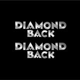 Diamond back - Chrome - DIE CUT Seat decal set - Old school bmx - Bmx Products AU