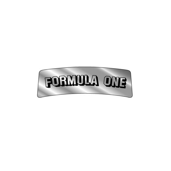 Diamond back - CHROME - REAR - Formula ONE - Seat decal - Old school bmx - Bmx Products AU