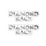 Diamond back - Chrome - Seat decal set - Old school bmx - Bmx Products AU