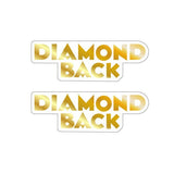 Diamond back - Gold - Seat decal set - Old school bmx - Bmx Products AU
