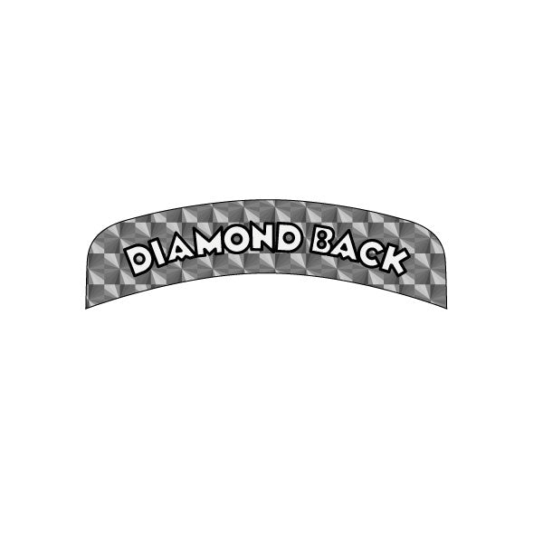 Diamond back - PRISM - REAR - AERO - Seat decal - Old school bmx - Bmx Products AU